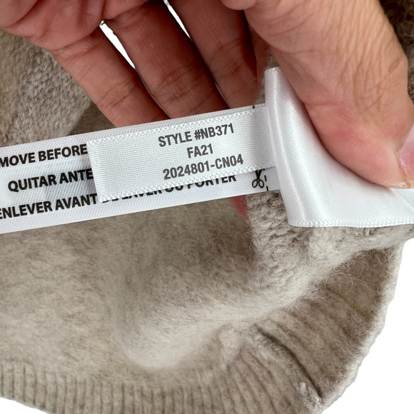 Madewell Wilmington Hoodie Sweater in Beige NB371 - Picture 10 of 11